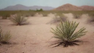 Vegetación en áreas áridas: adaptación y supervivencia
